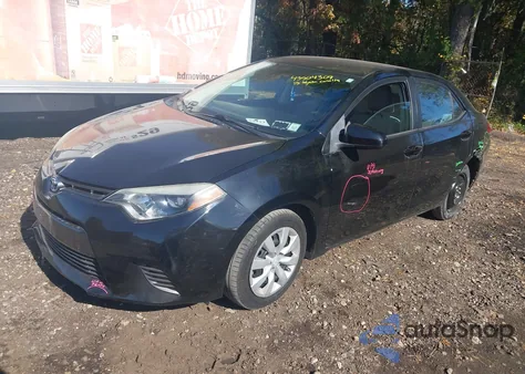 2015 Toyota Corolla Le z USA, uszkodzony, nr VIN 2T1BURHE1FC291222